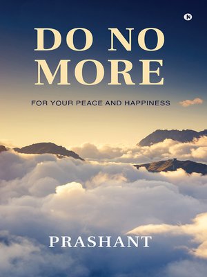 cover image of Do No More